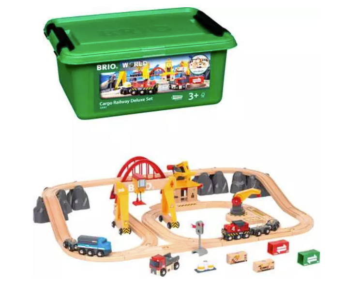 BRIO Cargo Railway Dlx Set