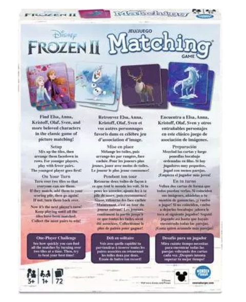 Disney Frozen 2 Matching - Game