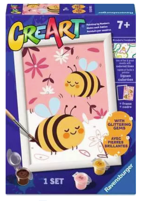 CreArt: Happy Bumblebees 5x7