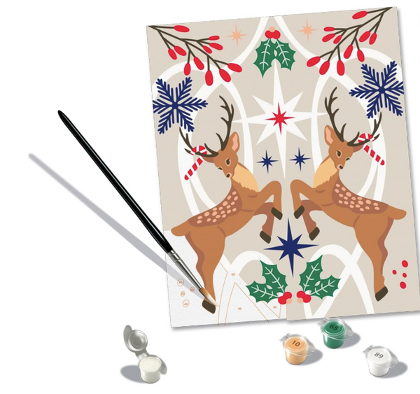 CreArt: Christmas Deer 10x12