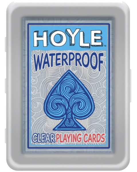 Hoyle Waterproof Clear Playing Cards
