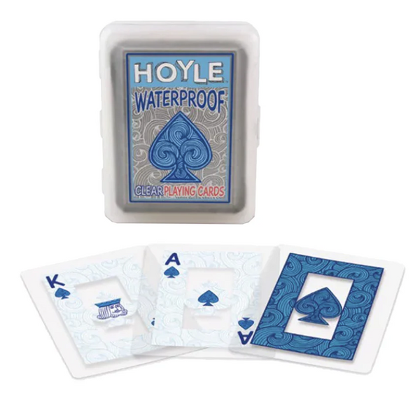 Hoyle Waterproof Clear Playing Cards