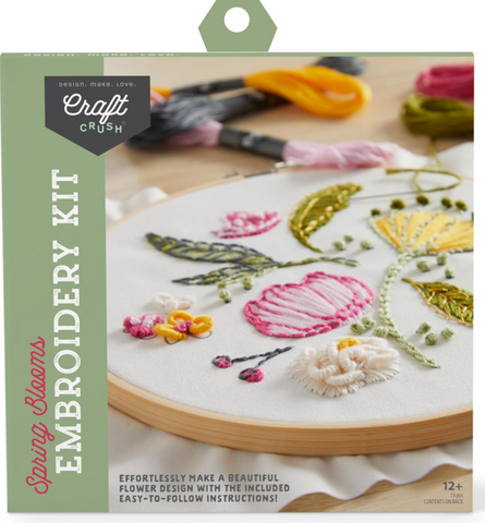 Spring Blooms Embroidery Kit