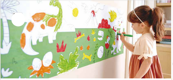 Dinosaur Doodle Paper Roll