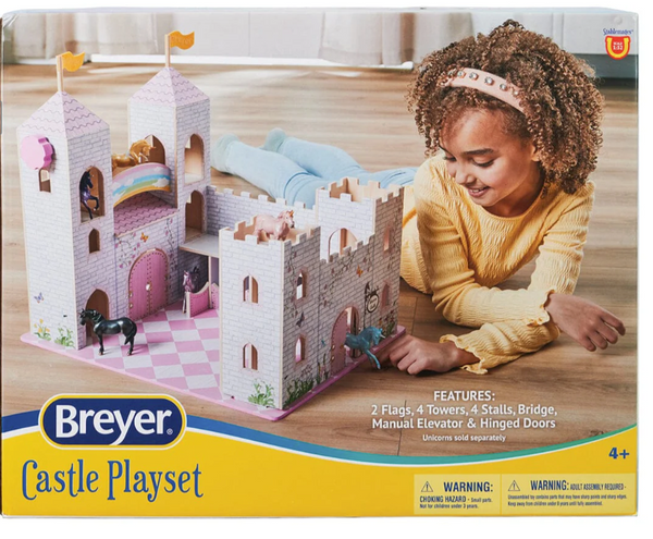 Unicorn Magic Deluxe Wood Castle Playset