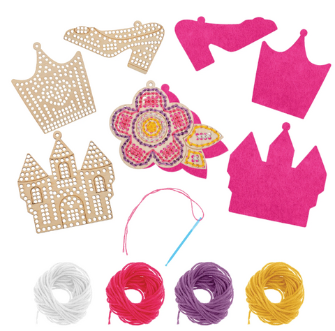 Wooden Lacing Cards Princess