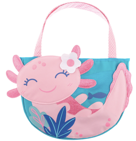 Collapsible Beach Bucket Axolotl