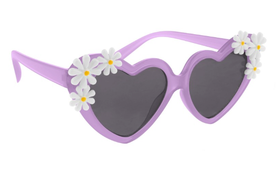 Fashion Sunglasses Purple Heart