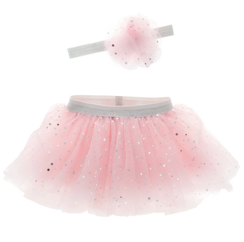 Tutu And Headband Rose Pink Lg