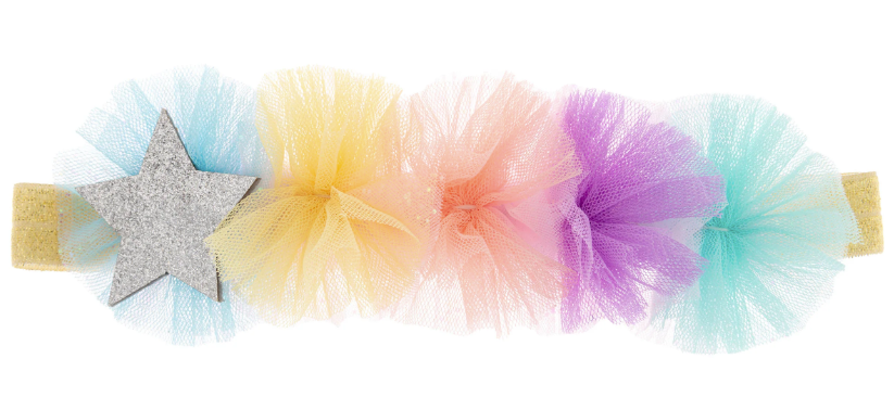 Dress Up Headband Shimmer Rainbow
