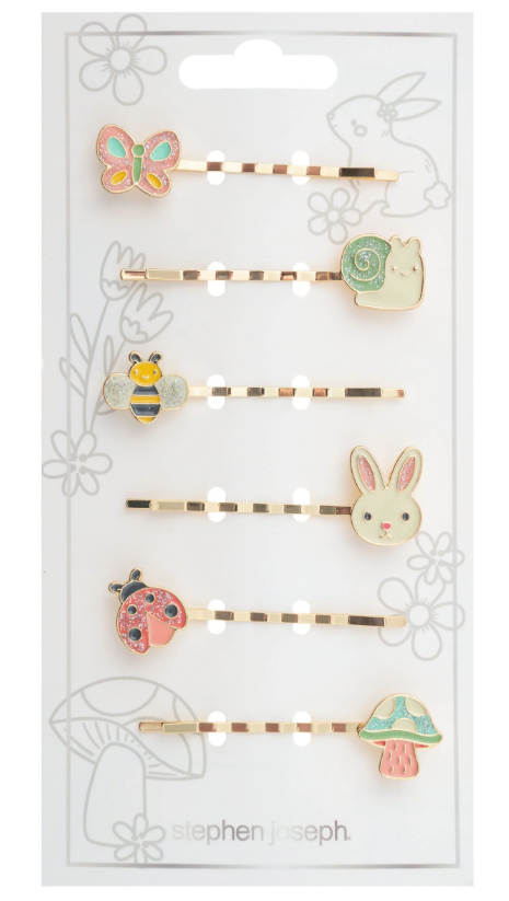 Enamel Hair Pins Bunny