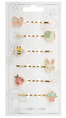 Enamel Hair Pins Bunny