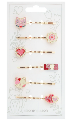 Enamel Hair Pins Bunny