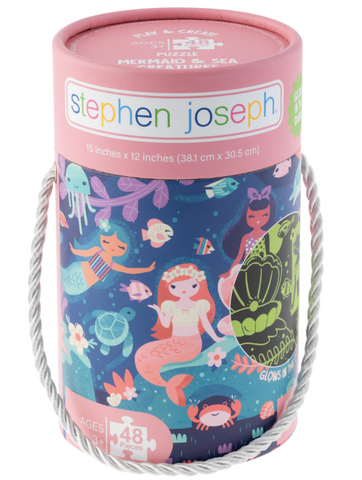 Glow in the Dark Puzzle Mermaids