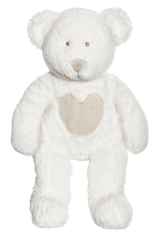 Teddy Cream Bear White-18" Lg