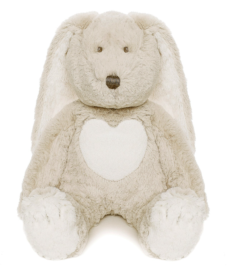 Teddy Cream Bunny Grey-17" Lg.
