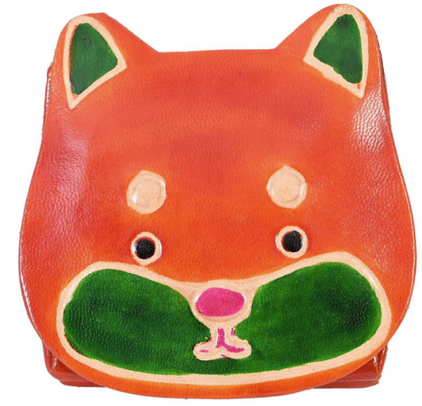 Bear Leather Coin Pouch