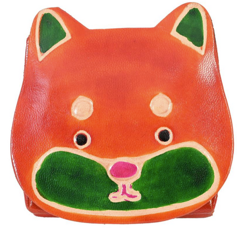 Bear Leather Coin Pouch