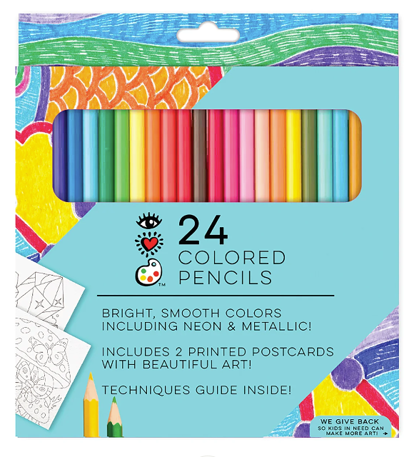 24 Colored Pencils