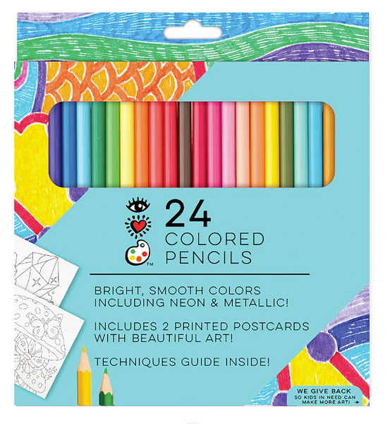 24 Colored Pencils