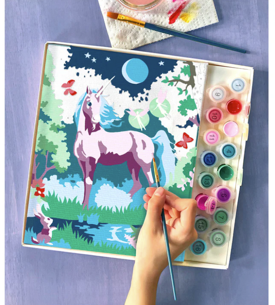 Paint by Numbers Moonlit Unicorn