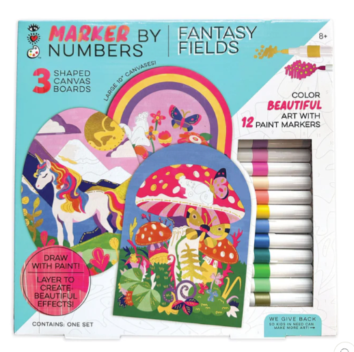 Marker by Numbers Fantasy Fields