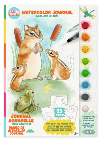 Watercolor Journal - Woodland Wildlife