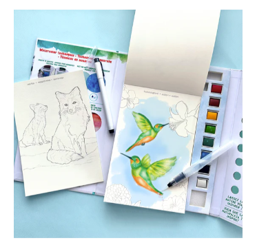 Watercolor Journal - Woodland Wildlife