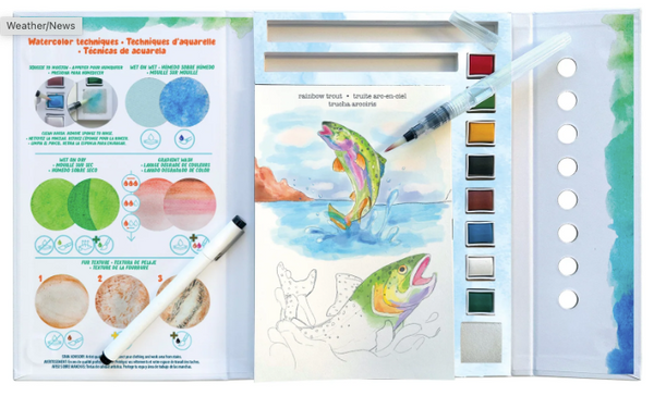 Watercolor Journal - Woodland Wildlife