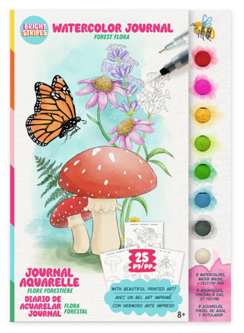 Watercolor Journal - Forest Flora