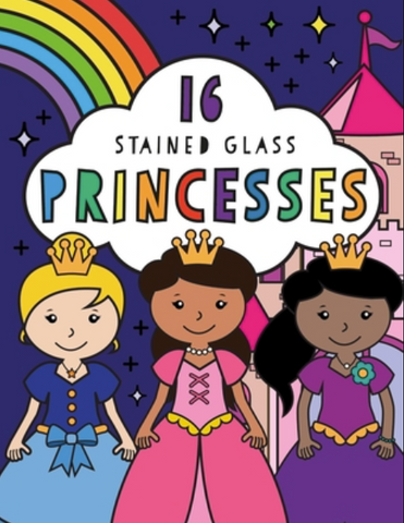 Stained Glass Coloring, Princesses
