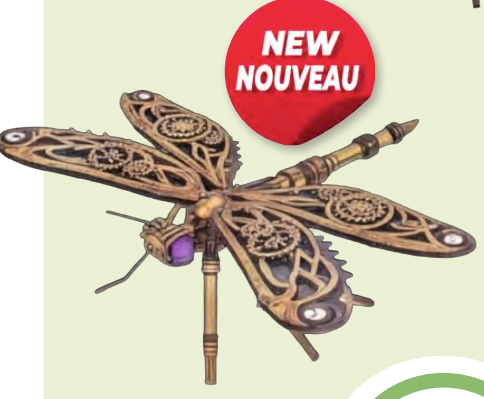 Steampunk Dragonfly Metal Earth