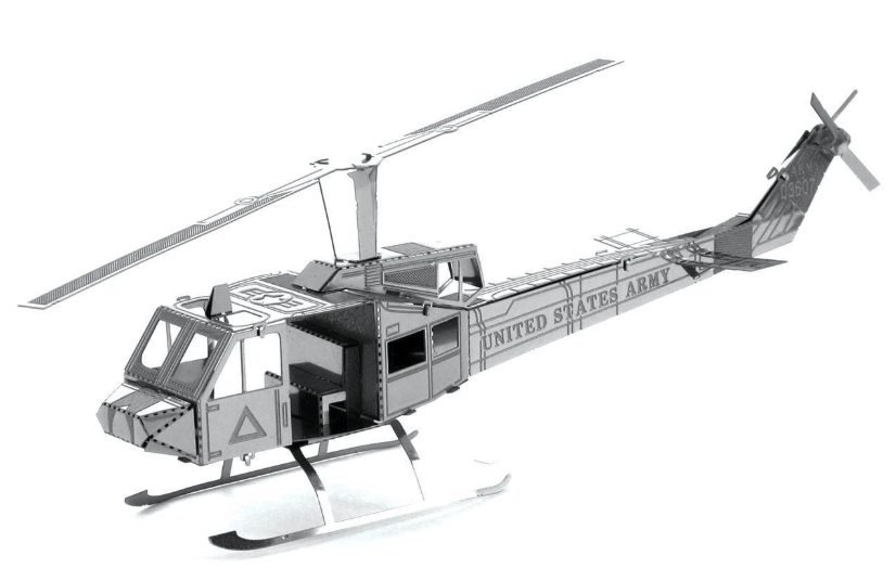 Huey UH-1 Helicopter Metal Earth