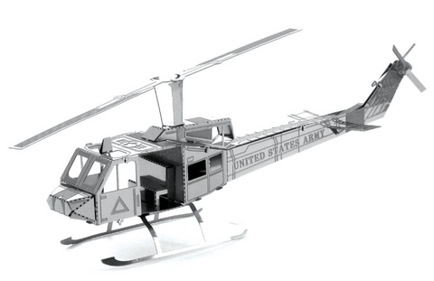 Huey UH-1 Helicopter Metal Earth
