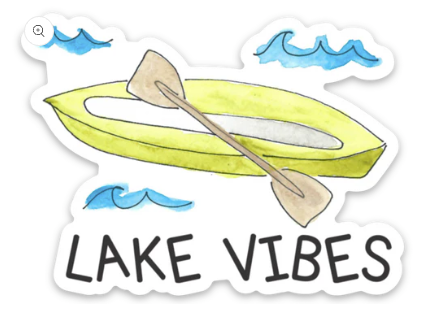 Canoe Sticker