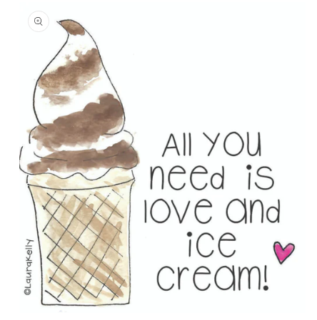 Ice Cream Sticker