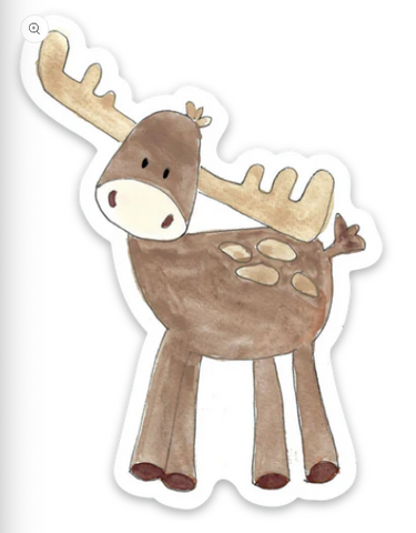 Moose Sticker