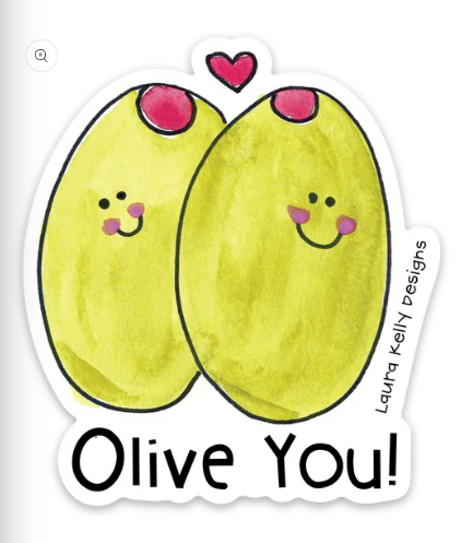 Olive You Sticker