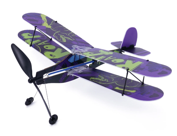 Rubber Band Aeroplane - Biplane
