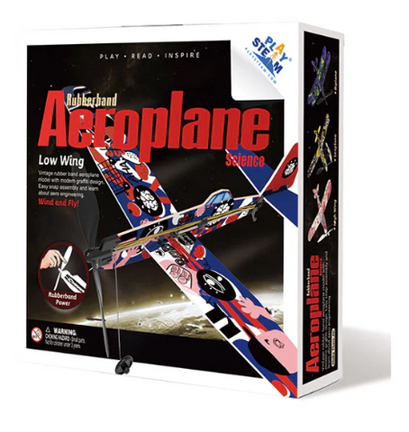 Rubber Band Aeroplane - Low Wing