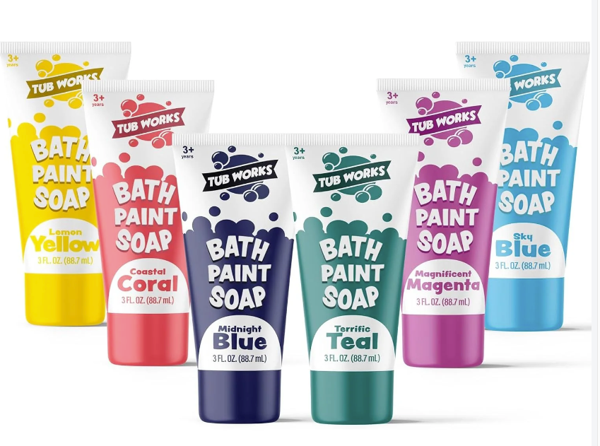 Bath Paint Soap Fun Colors Asst