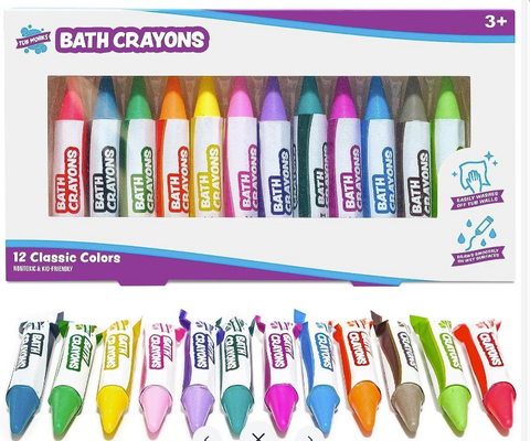Smooth Bath Crayons 12 Pack