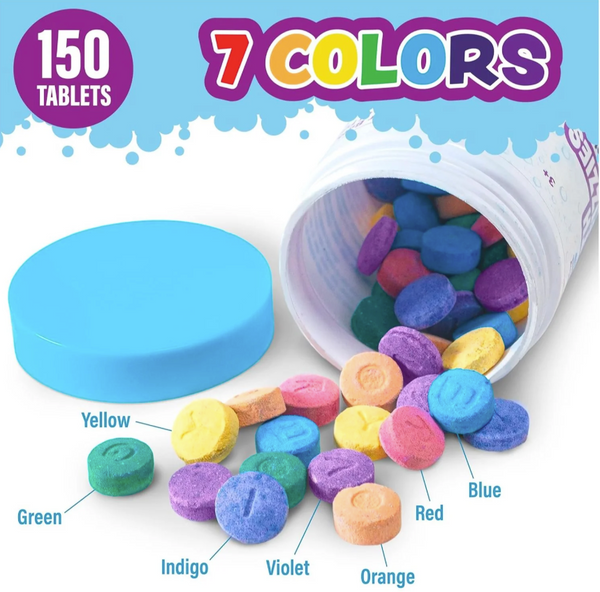 Bath Color Fizzies 150 Count