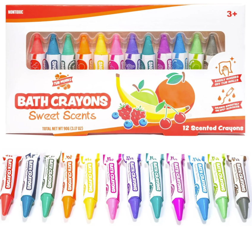 Sweet Scents Bath Crayons 12 Pack