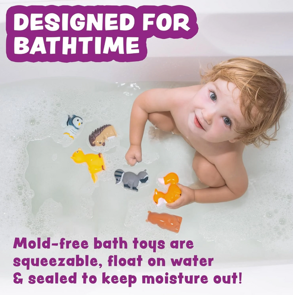 Woodland Mold Free Bath Toys, 6 Pack
