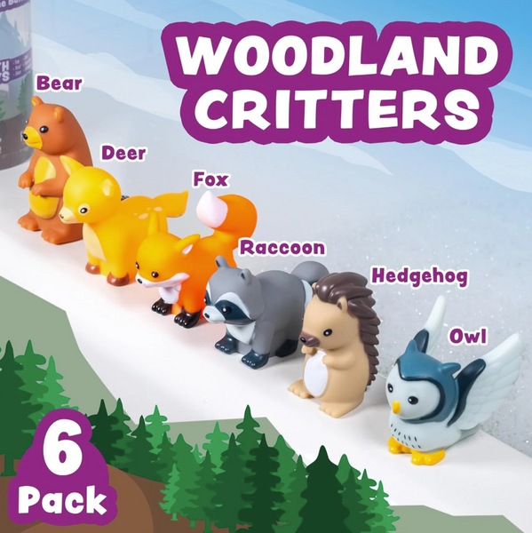 Woodland Mold Free Bath Toys, 6 Pack