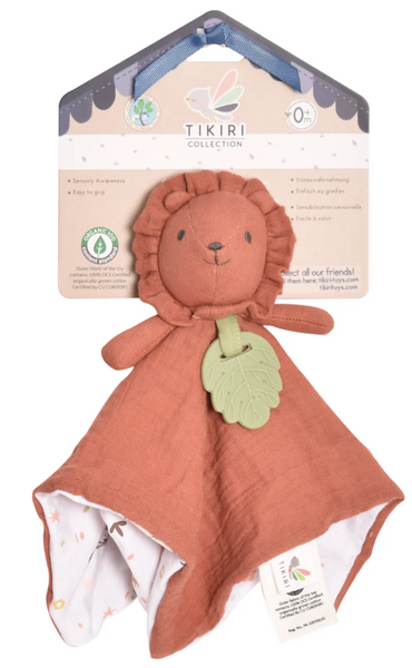 Lion Comforter with Rubber Teether