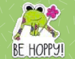 HOPPY Sticker