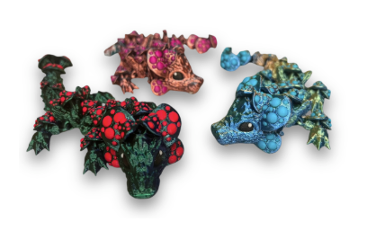 3D Baby Mushroom Dragon