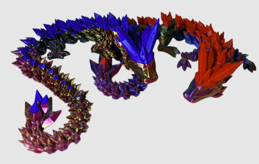 3D Crystal Dragon Lg.